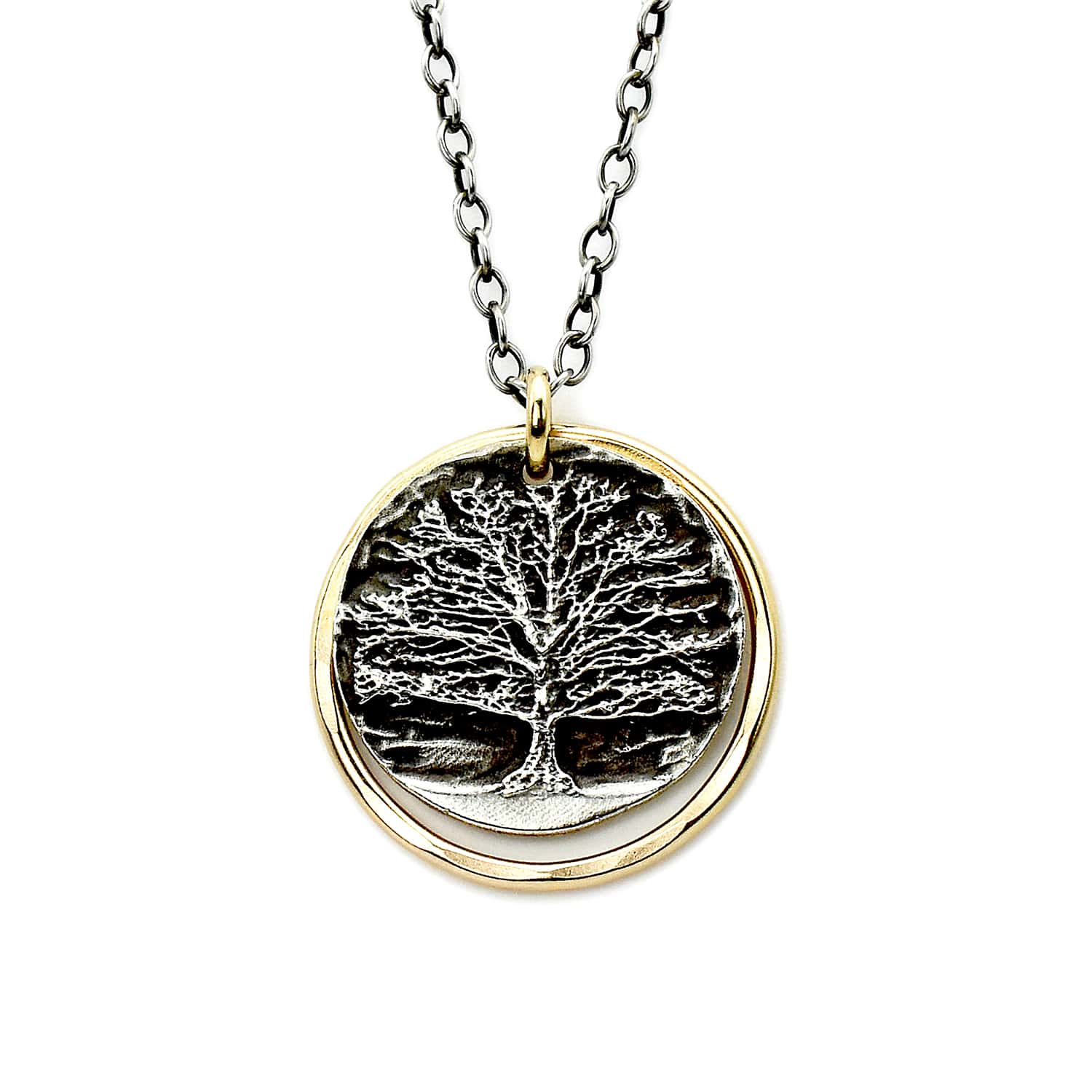 Oak Tree Necklace - Necklaces By J+I Jewelry