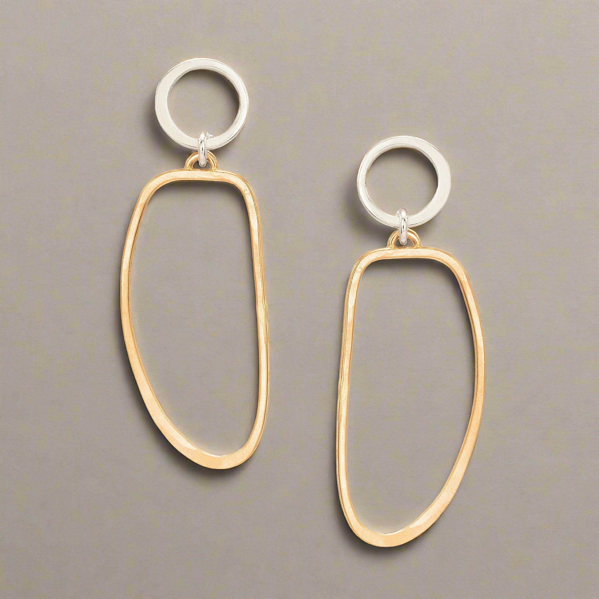 Duo Metal Earring - Earrings