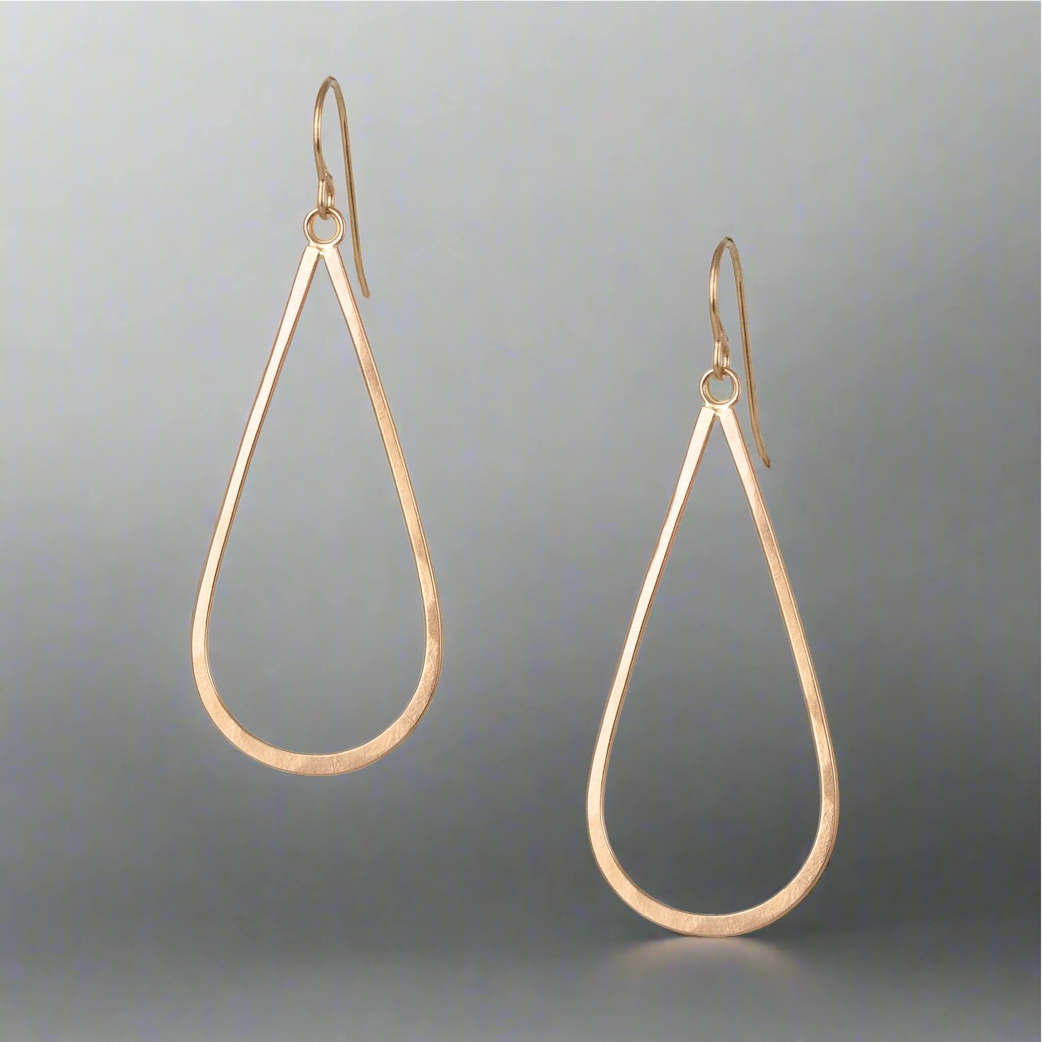 Gold Teardrop Earring - Earrings