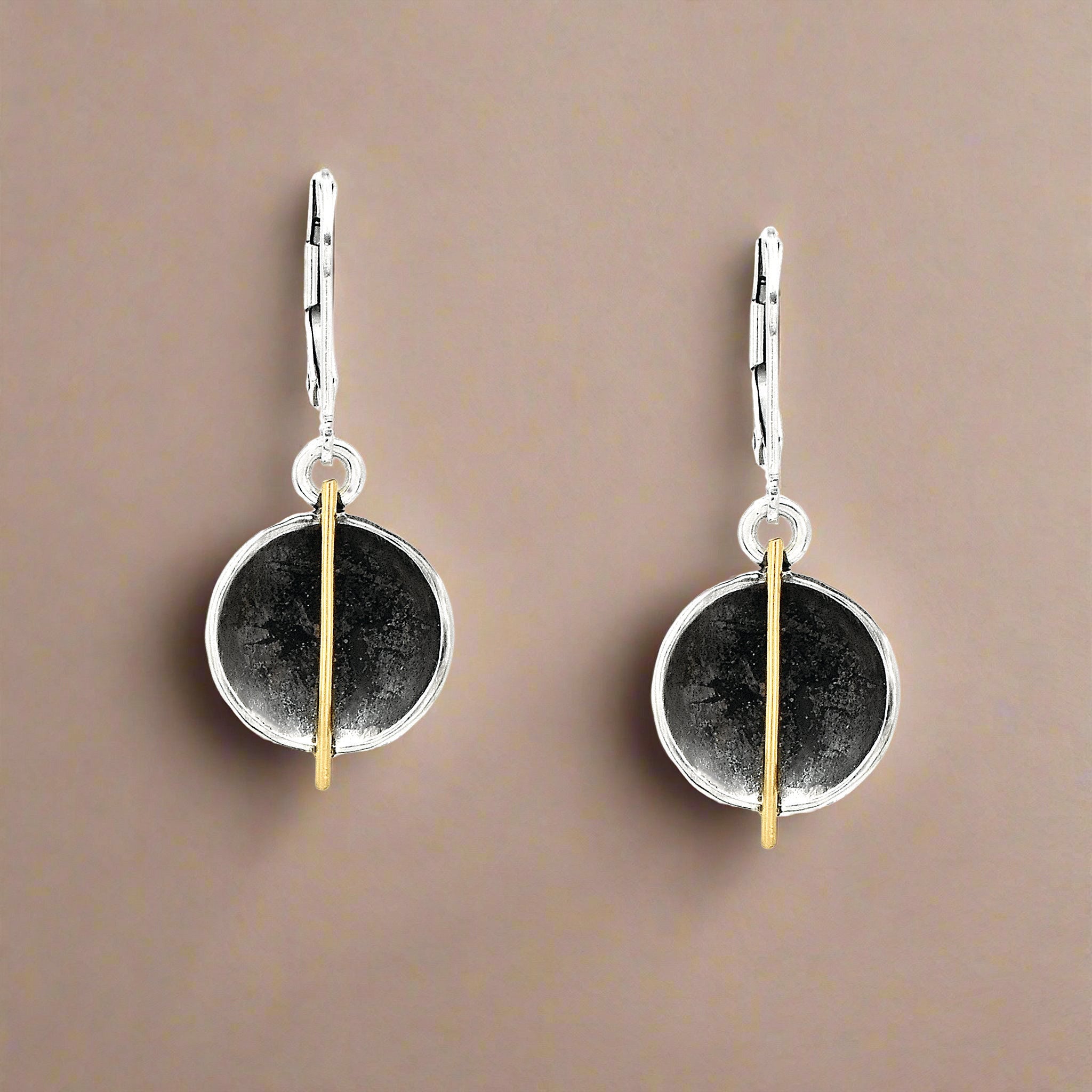 Golden Rift Earring - Earrings