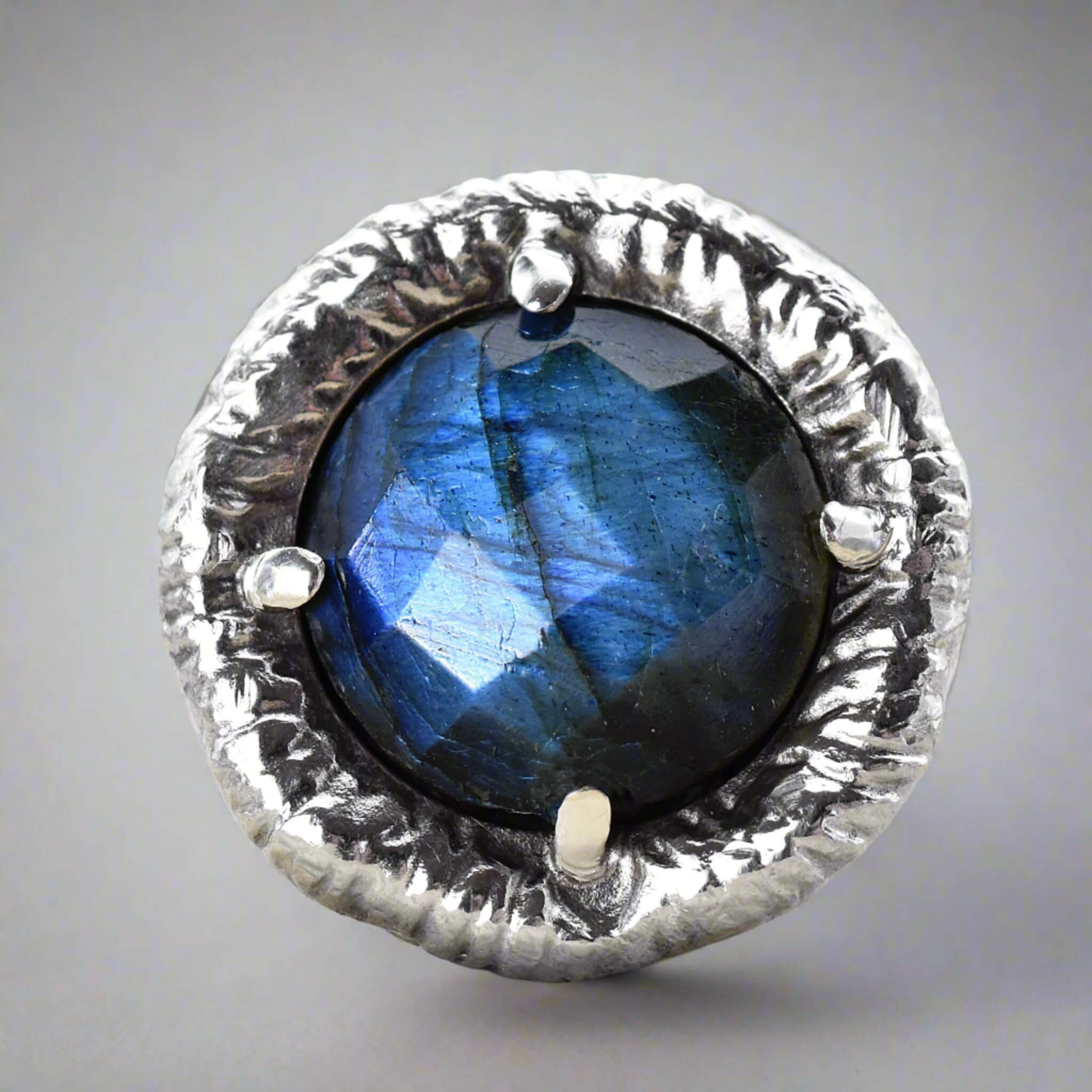 Shadowfall Labradorite Ring