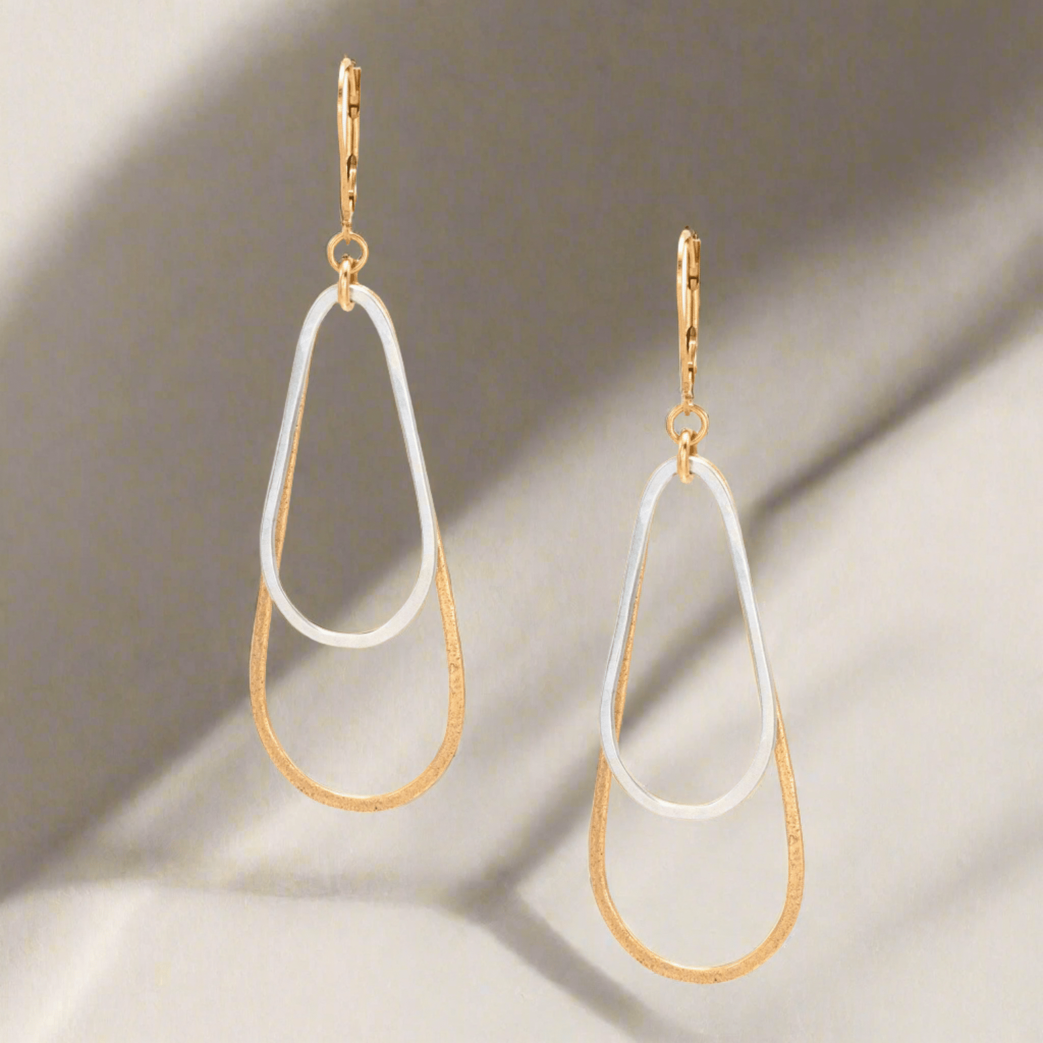 Long Teardrop Earrings - Earrings