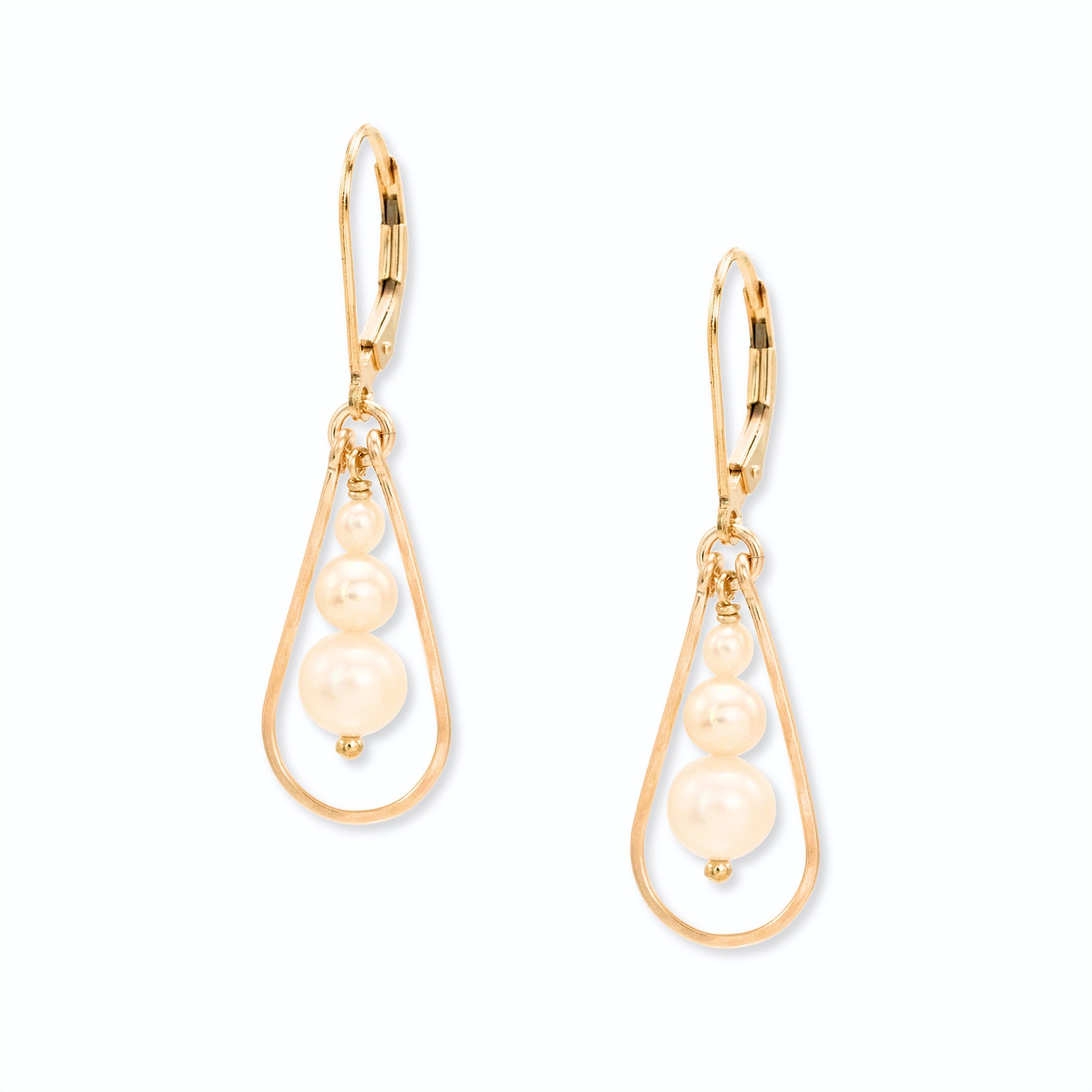 Pearl Trifecta Earring - Earrings