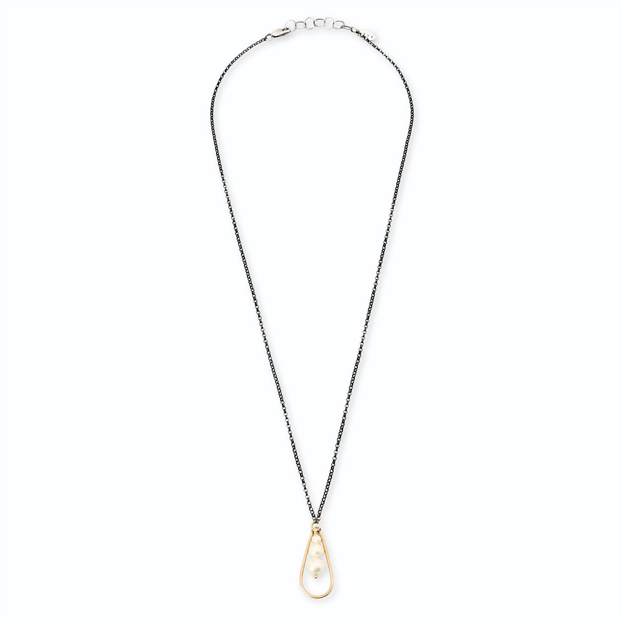 Pearl Trifecta Necklace - Necklaces