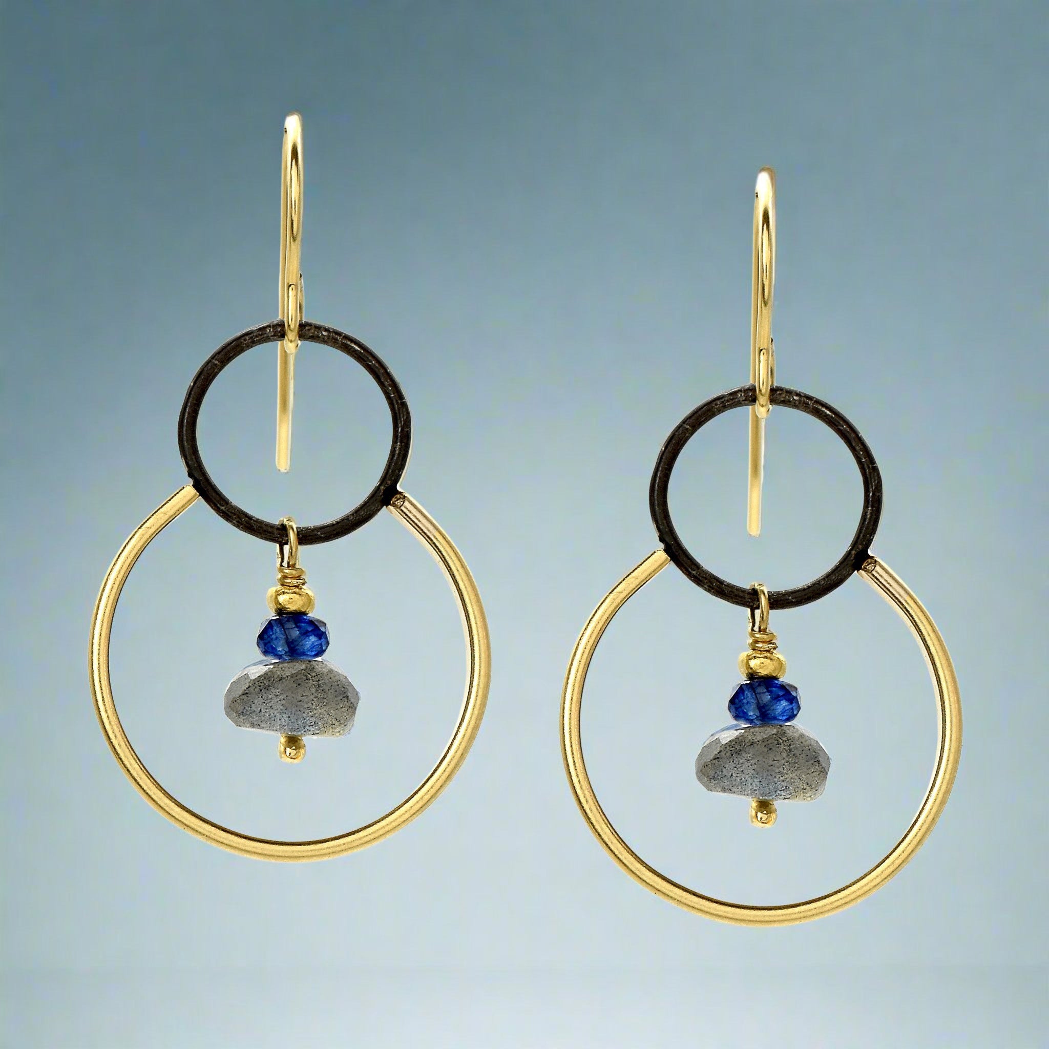 Sapphire Nights Earring - Earrings