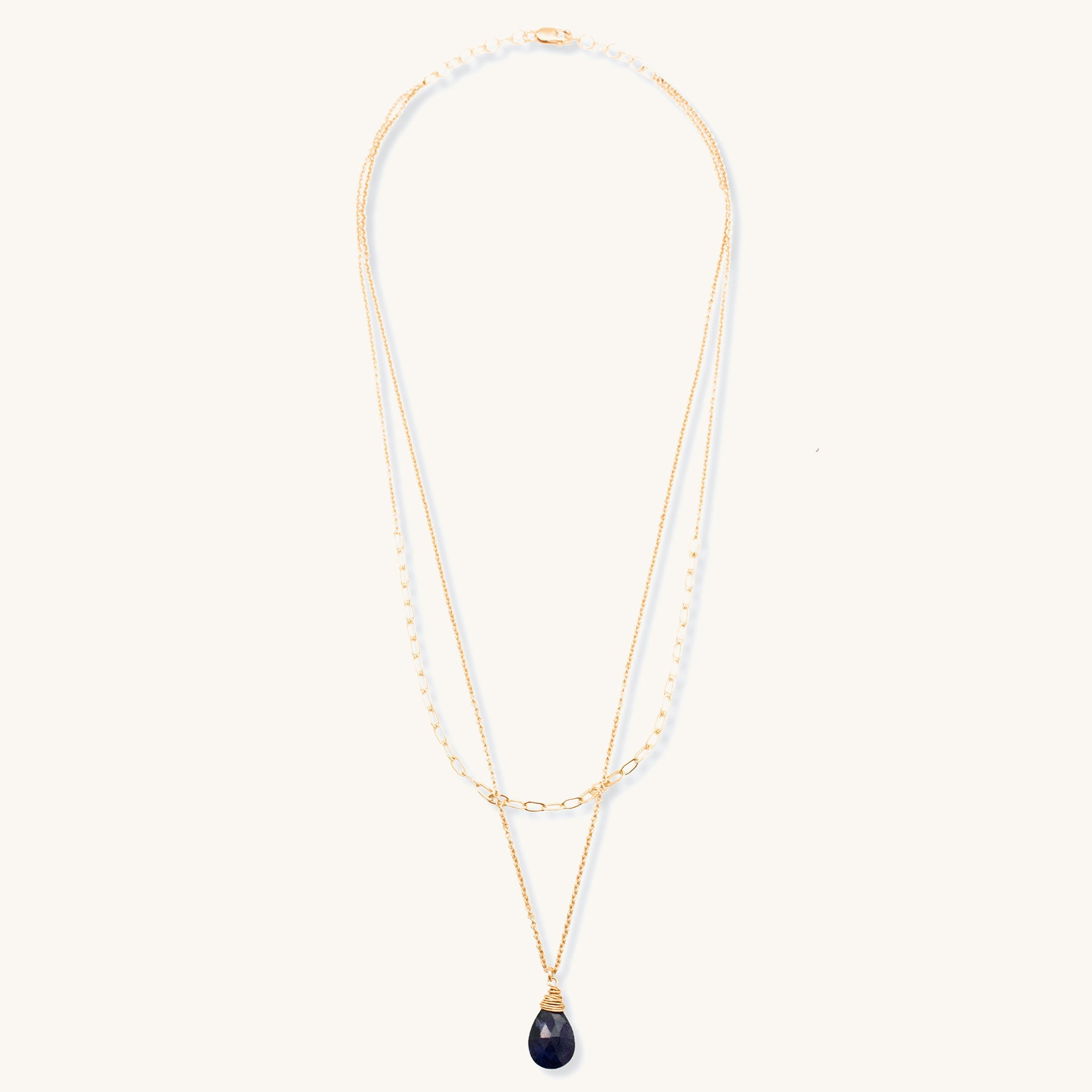 Sapphire Trellis Necklace - Necklaces