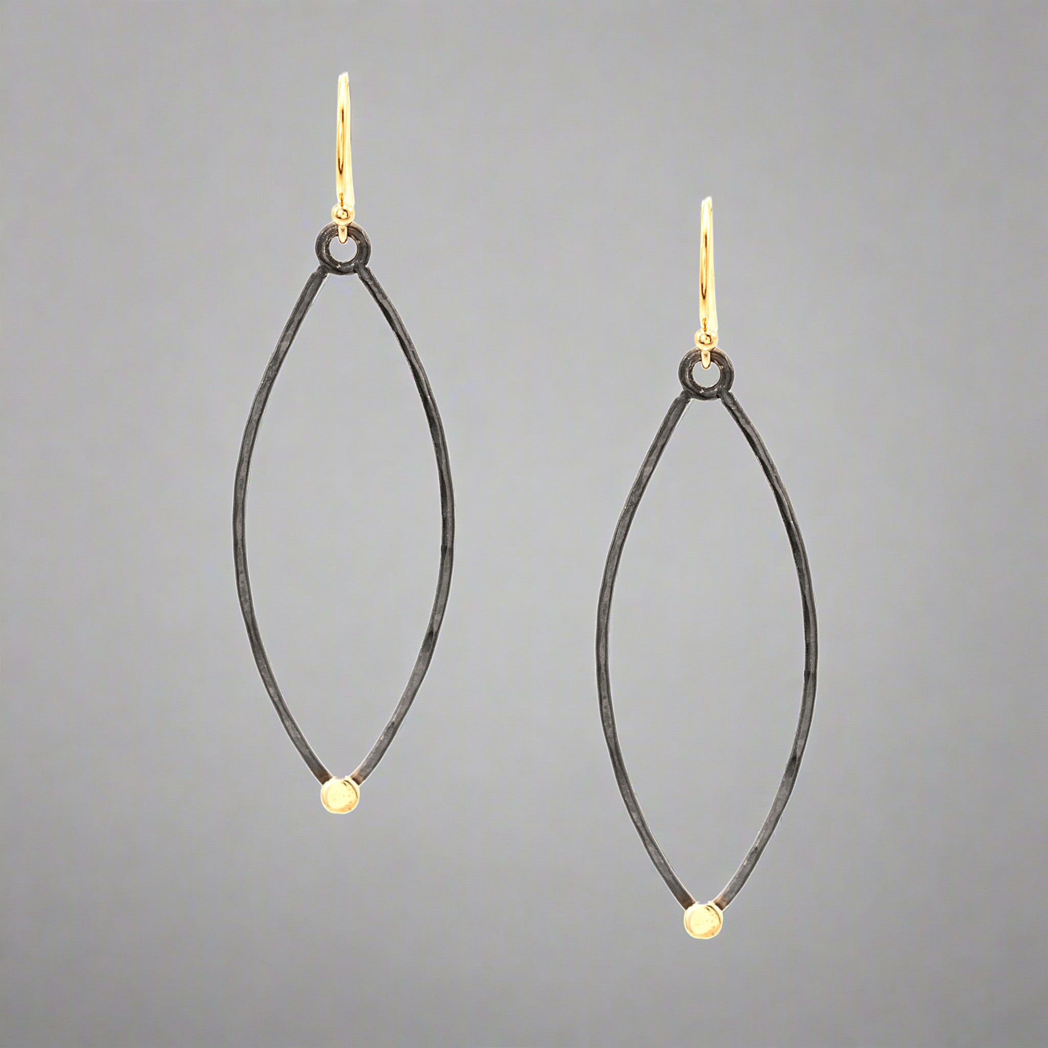 Sterling Marquise Earrings - Earrings