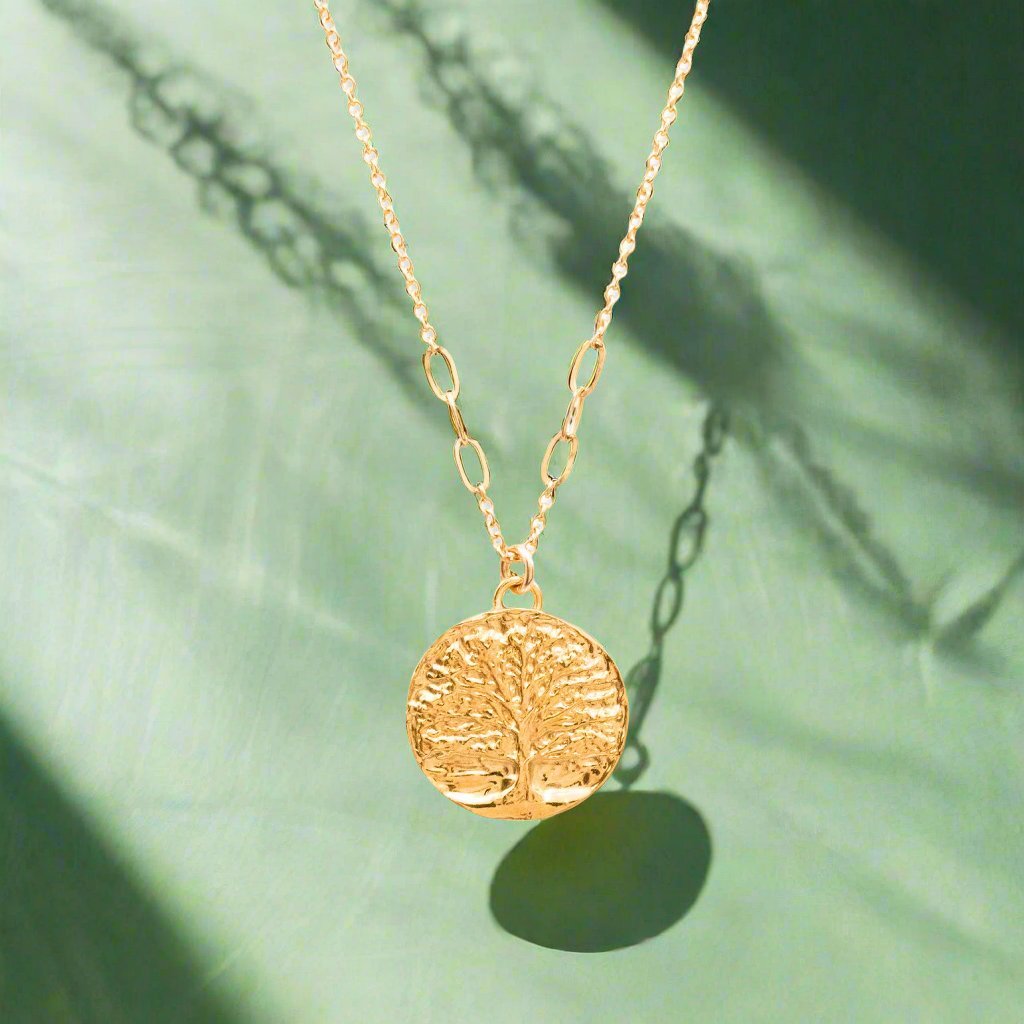 Sunlit Oak Pendant - Necklaces