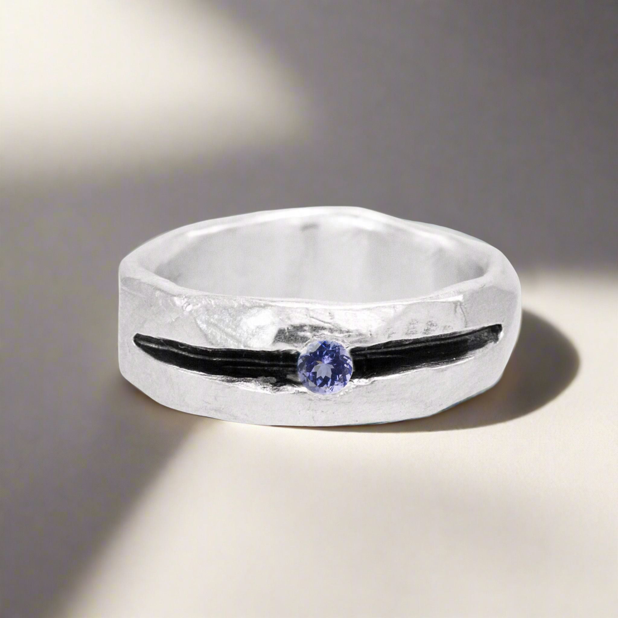 Tanzanite Ridge Ring - Rings