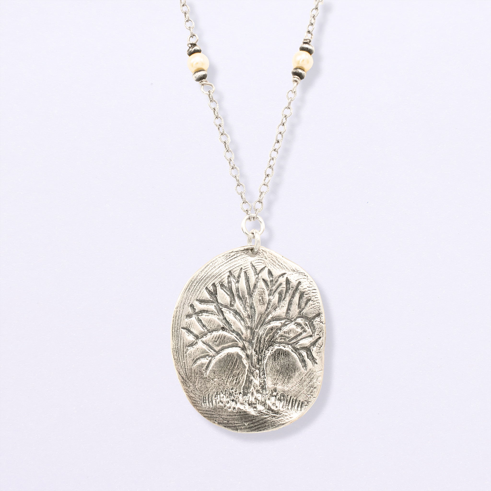 Tree Medallion Necklace - Necklaces